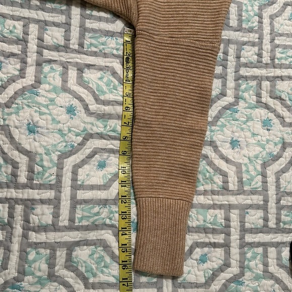 NWT CHICWISH Beige Cozy Ribbed Long Sleeve Turtleneck Knit Pullover Sweater Sz M - Picture 13 of 13